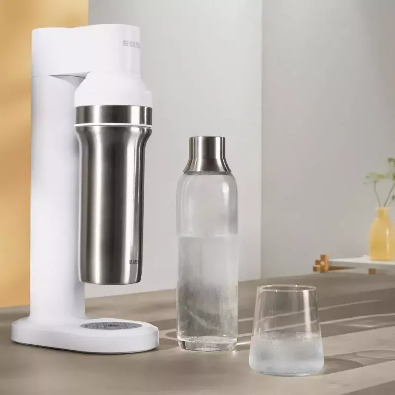 Sodabereiter BRITA Carbonator 1046730 Weiß — kompakter Tischsprudler mit 2 Flaschen (231×126×443 mm)