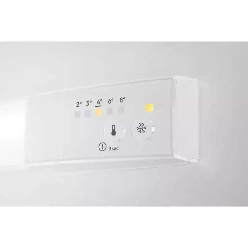 Einbau-Kombikühlschrank Electrolux LFB3AE82R — 93 L Gesamtvolumen, 16 L Gefrierfach oben, Touch-Steuerung, wechselbare Türen, weiß