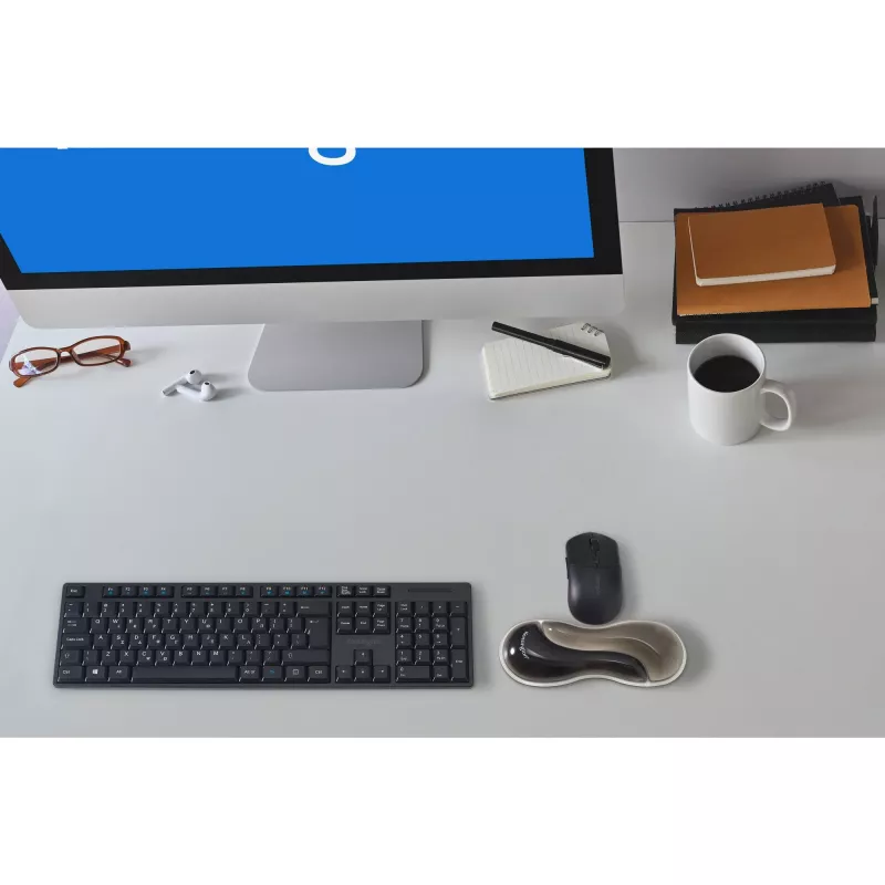 Kensington schlank Duo Gel Maus-/Trackball-Handgelenkauflage – Grau, Grau, Gel, Thermoplastisches Polyurethan (TPU), China, MIL-STD-810H Method 504.3 Kontamination durch Flüssigkeiten, 192 mm, 72 mm