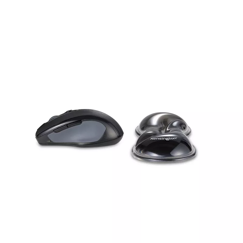 Kensington schlank Duo Gel Maus-/Trackball-Handgelenkauflage – Grau, Grau, Gel, Thermoplastisches Polyurethan (TPU), China, MIL-STD-810H Method 504.3 Kontamination durch Flüssigkeiten, 192 mm, 72 mm