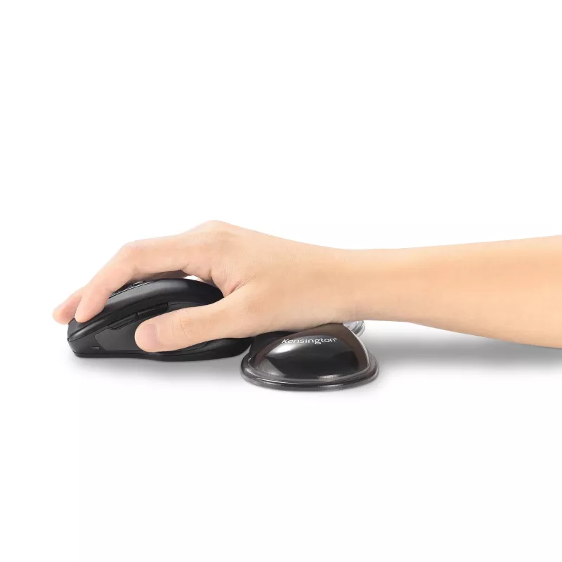 Kensington schlank Duo Gel Maus-/Trackball-Handgelenkauflage – Grau, Grau, Gel, Thermoplastisches Polyurethan (TPU), China, MIL-STD-810H Method 504.3 Kontamination durch Flüssigkeiten, 192 mm, 72 mm