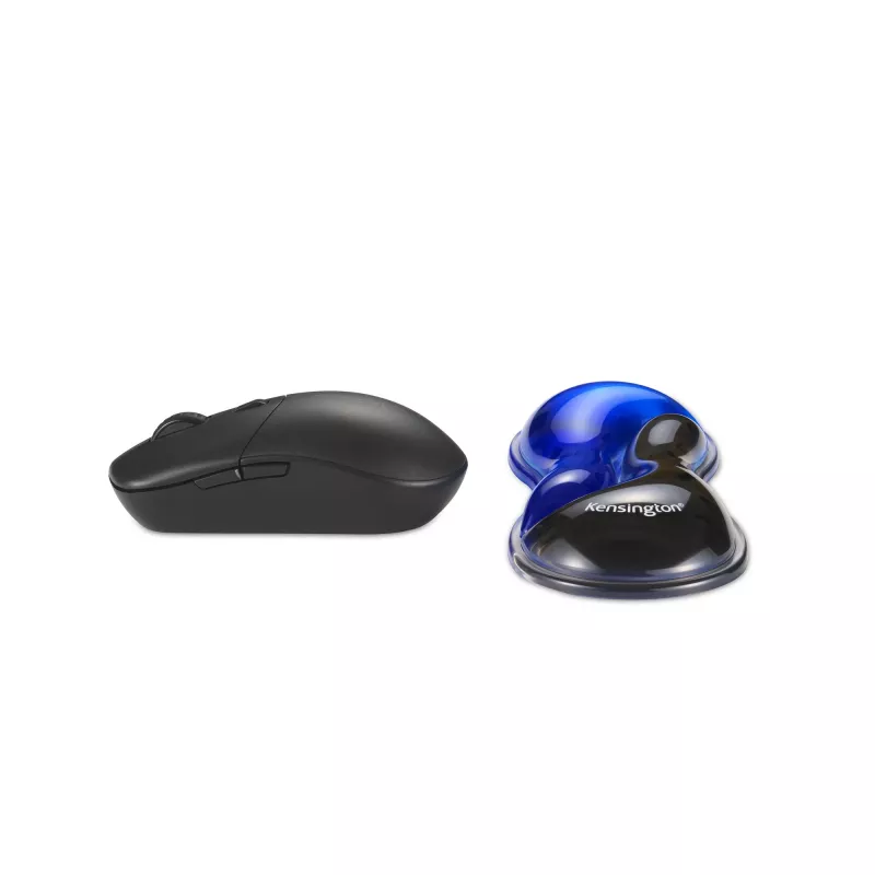 Kensington schlank Duo Gel Maus-/Trackball-Handgelenkauflage – Blau, Blau, Gel, Thermoplastisches Polyurethan (TPU), China, MIL-STD-810H Methode 504.3 Kontamination durch Flüssigkeiten, 192 mm, 72 mm