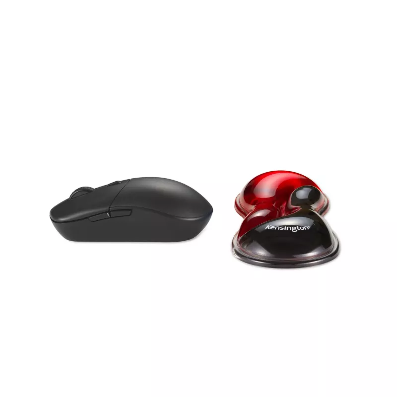 Kensington Slim Duo Gel Mouse/Trackball Wrist Rest - Rot, Rot, Gel, Thermoplastisches Polyurethan (TPU), China, MIL-STD-810H Methode 504.3 Kontamination durch Flüssigkeiten, 192 mm, 72 mm