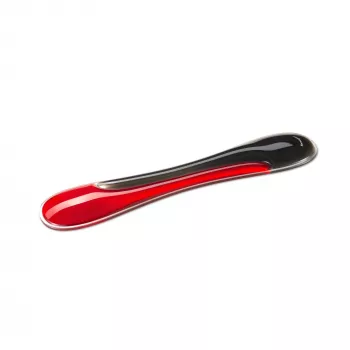Kensington schlank Duo Gel Tastatur-Handballenauflage – Rot, Rot, Gel, Thermoplastisches Polyurethan (TPU), China, MIL-STD-810H Methode 504.3 Kontamination durch Flüssigkeiten, 490 mm, 95 mm