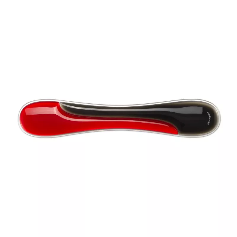 Kensington schlank Duo Gel Tastatur-Handballenauflage – Rot, Rot, Gel, Thermoplastisches Polyurethan (TPU), China, MIL-STD-810H Methode 504.3 Kontamination durch Flüssigkeiten, 490 mm, 95 mm