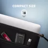 SSD-Gehäuse AXAGON ADM2-AM USB-A 10 Gbit/s für einzelne M.2 NVMe/SATA-Laufwerk, USB 3.2 Gen 2, 10 cm Kabel, schwarz