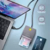 Card Reader Axagon CRE-SM3TC USB 2.0 Type-C Grau SmartMedia