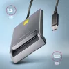 Card Reader Axagon CRE-SM3TC USB 2.0 Type-C Grau SmartMedia