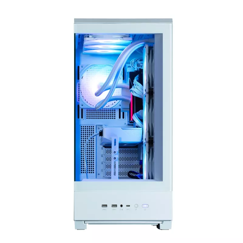 PC-Gehäuse Zalman P50 DS Weiß Midi Tower