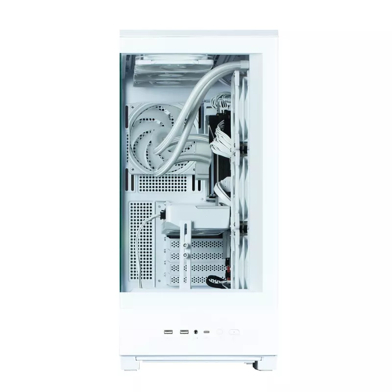 PC-Gehäuse Zalman P50 DS Weiß Midi Tower