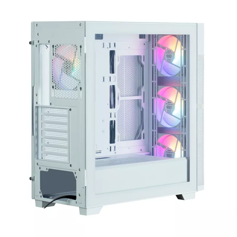 PC-Gehäuse Zalman S5 NEO WHITE Midi Tower
