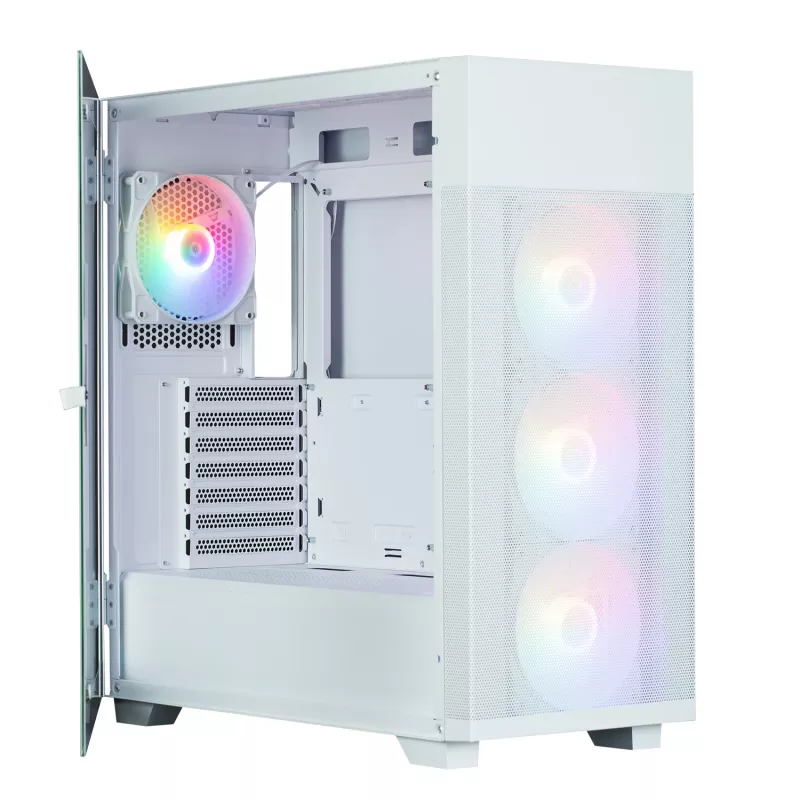 PC-Gehäuse Zalman S5 NEO WHITE Midi Tower