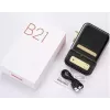 Etikettendrucker NIIMBOT B21S Schwarz — kompakter Bluetooth-Rollendrucker, 50 mm Druckbreite, 60 mm/s, Li-Ion 1200 mAh