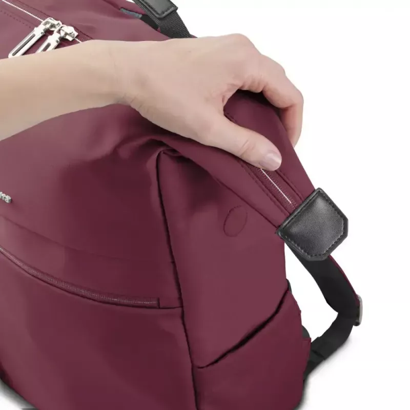 Laptop-Rucksack HAMA 227060 für 16,2-Zoll-Laptops, rot, gepolstertes Laptopfach