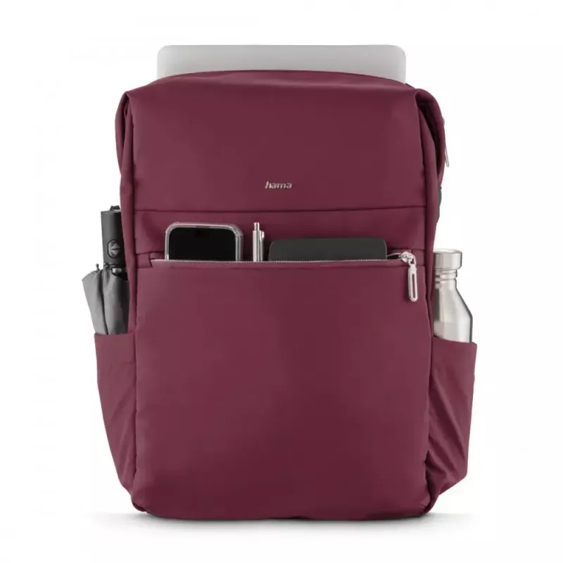 Laptop-Rucksack HAMA 227060 für 16,2-Zoll-Laptops, rot, gepolstertes Laptopfach