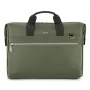 Laptoptasche HAMA ultimate 227063 — grün, geeignet für Laptops bis zu 15,6 Zoll, gepolstertes Fach, Vordertasche, Schultergurt