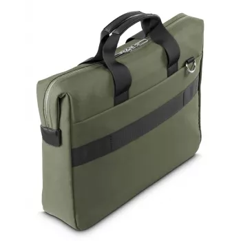 Laptoptasche HAMA ultimate 227063 — grün, geeignet für Laptops bis zu 15,6 Zoll, gepolstertes Fach, Vordertasche, Schultergurt