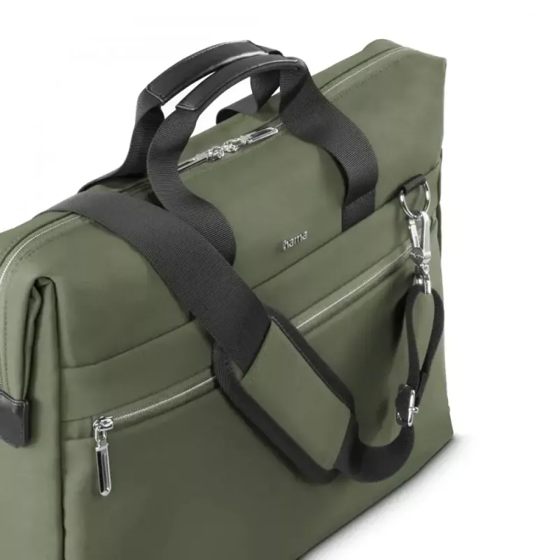 Laptop-Tasche HAMA ultimate 227067 grün – kompakte Schutztasche für Laptops und Notebooks