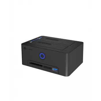 ICY BOX IB-1233CL-CR USB 3.2 Gen 1 (3.1 Gen 1) Type-A Schwarz