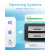 ICY BOX IB-1233CL-CR USB 3.2 Gen 1 (3.1 Gen 1) Type-A Schwarz