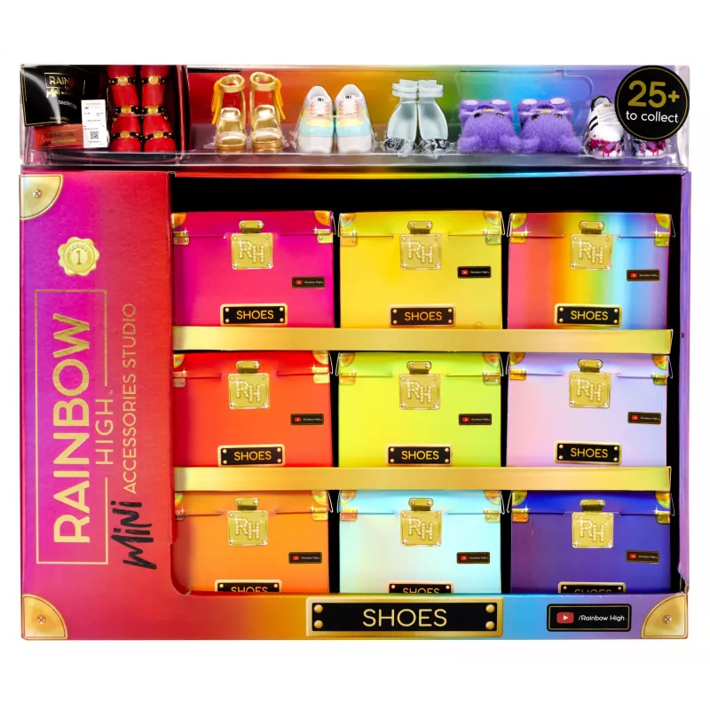 Rainbow High Accessories Studio Series 1, S Assortment in PDQ Puppenschuhe