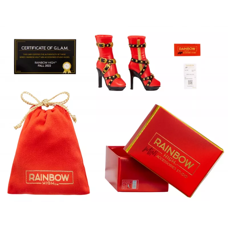 Rainbow High Accessories Studio Series 1, S Assortment in PDQ Puppenschuhe
