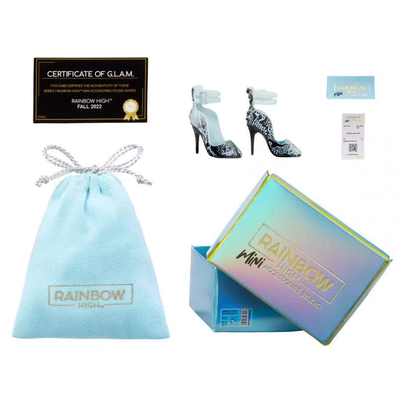 Rainbow High Accessories Studio Series 1, S Assortment in PDQ Puppenschuhe