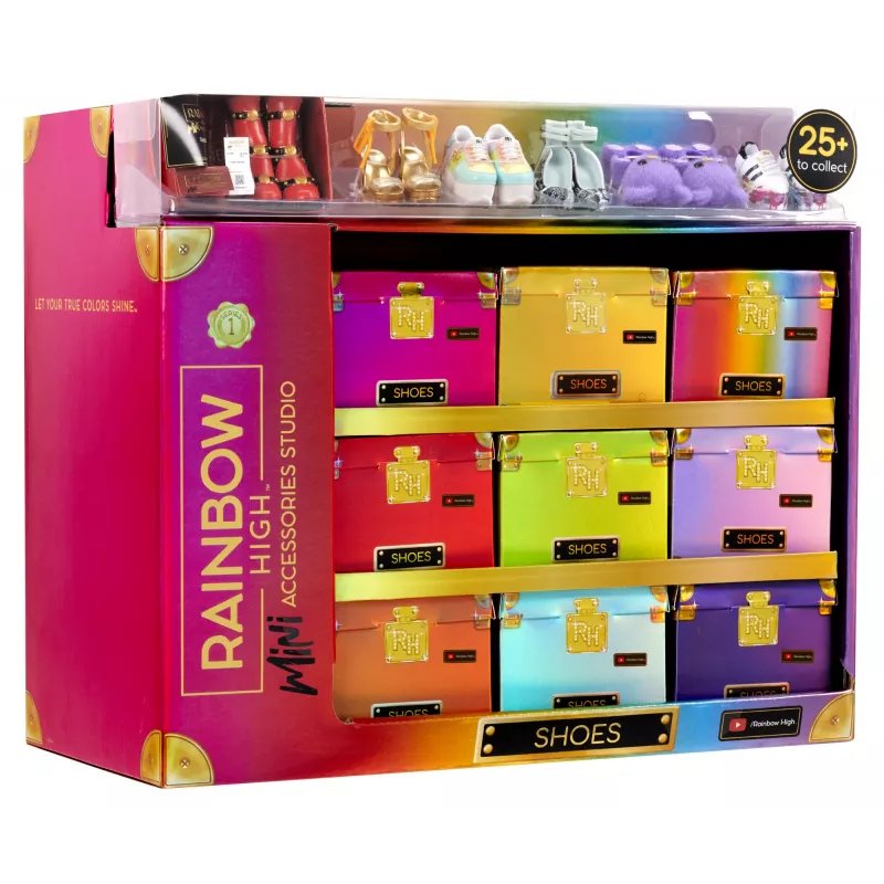 Rainbow High Accessories Studio Series 1, S Assortment in PDQ Puppenschuhe