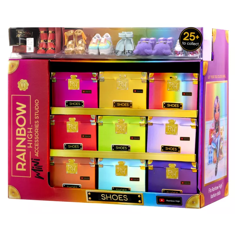 Rainbow High Accessories Studio Series 1, S Assortment in PDQ Puppenschuhe