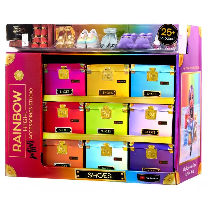 Rainbow High Accessories Studio Series 1, S Assortment in PDQ Puppenschuhe