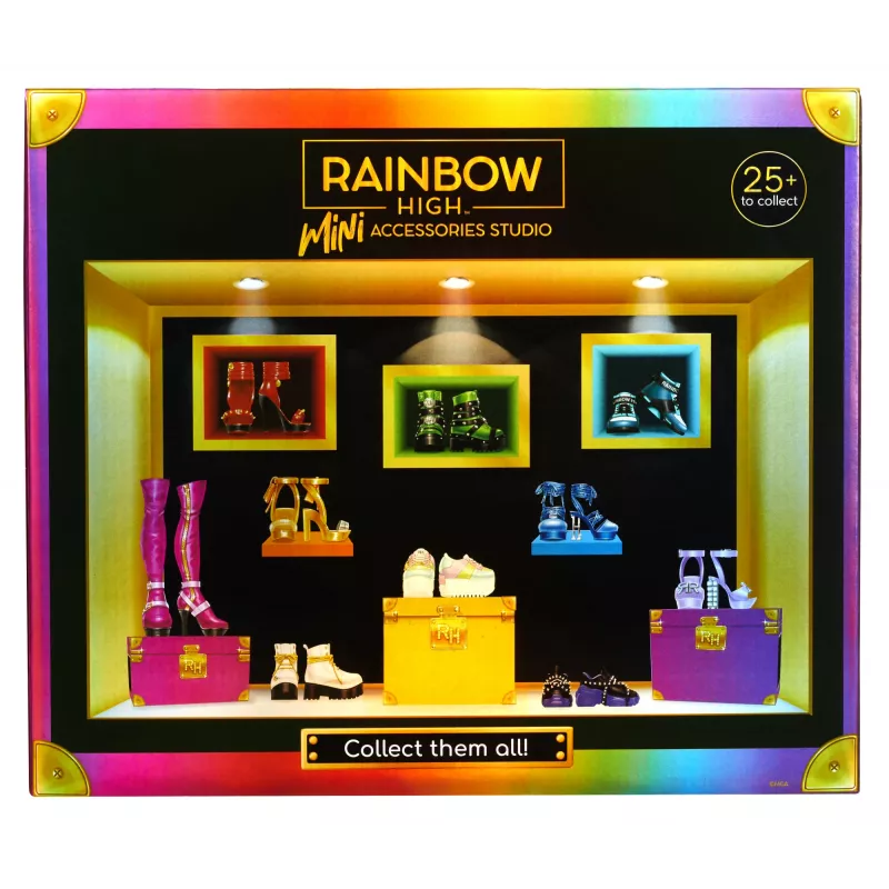 Rainbow High Accessories Studio Series 1, S Assortment in PDQ Puppenschuhe