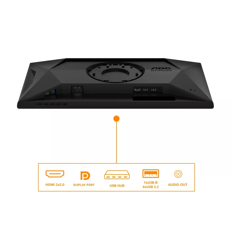 AOC G4 25G4SXU Computermonitor 62,2 cm (24,5 Zoll) 1920 x 1080 Pixel Full HD LED Schwarz, Grau