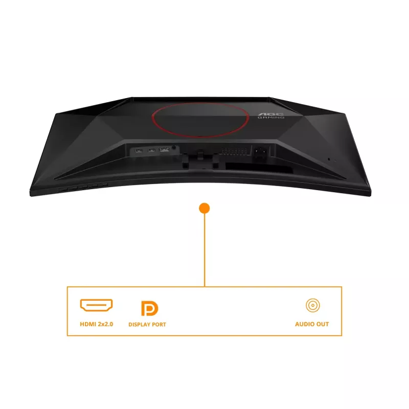 AOC G4 C27G42E Computermonitor 68,6 cm (27 Zoll) 1920 x 1080 Pixel Full HD LED Schwarz, Rot