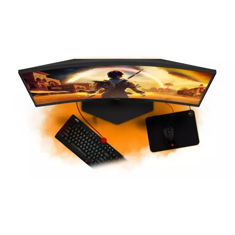 AOC G4 C27G42E Computermonitor 68,6 cm (27 Zoll) 1920 x 1080 Pixel Full HD LED Schwarz, Rot