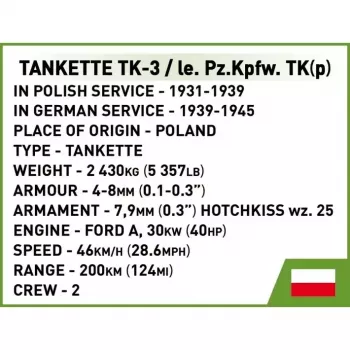 Cobi Blocks Tankette TK-3 Konstruktionsset – 323 Teile