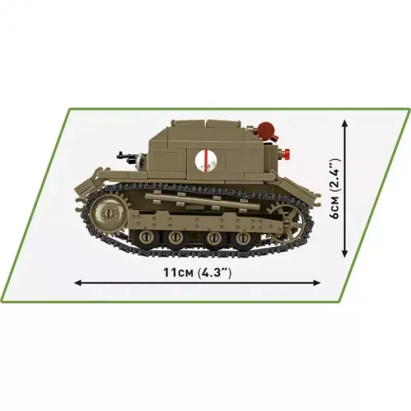 Cobi Blocks Tankette TK-3 Konstruktionsset – 323 Teile