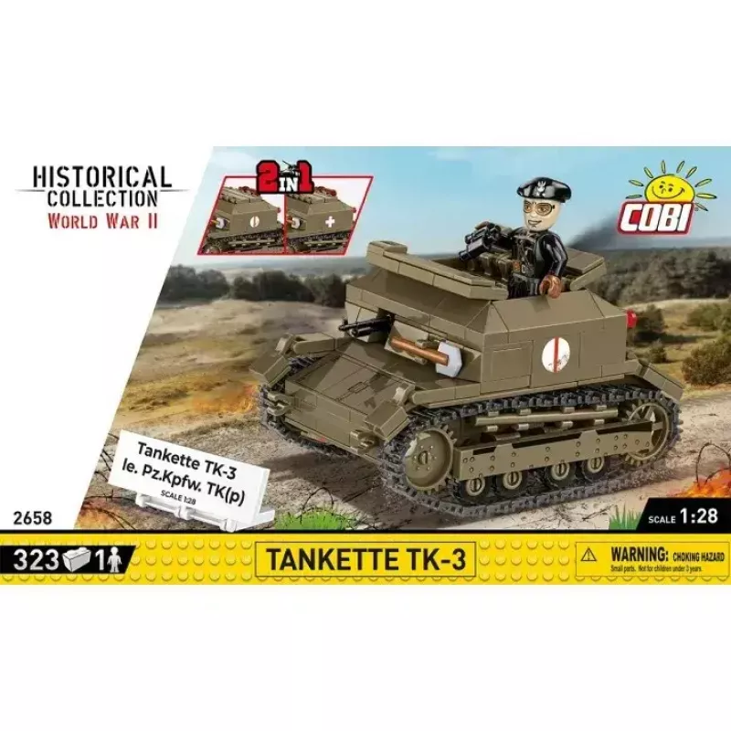 Cobi Blocks Tankette TK-3 Konstruktionsset – 323 Teile