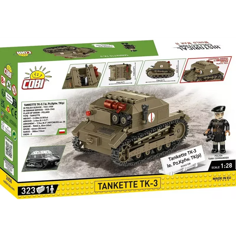 Cobi Blocks Tankette TK-3 Konstruktionsset – 323 Teile