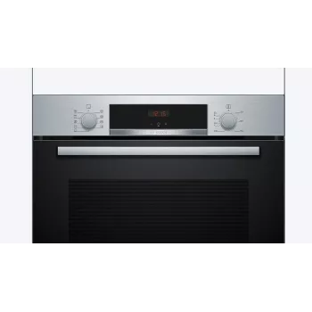 Bosch Serie 4 HBA534ES3 Backofen 71 L 3400 W Schwarz, Edelstahl