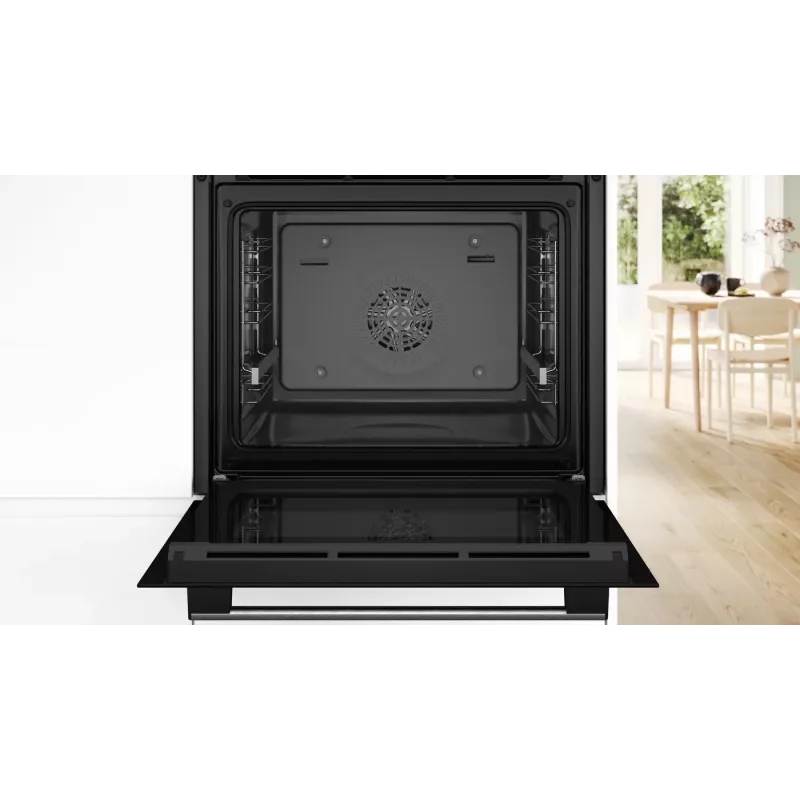 Bosch Serie 4 HBA534ES3 Backofen 71 L 3400 W Schwarz, Edelstahl