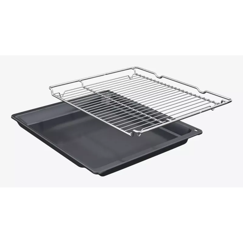 Bosch Serie 4 HBA534ES3 Backofen 71 L 3400 W Schwarz, Edelstahl