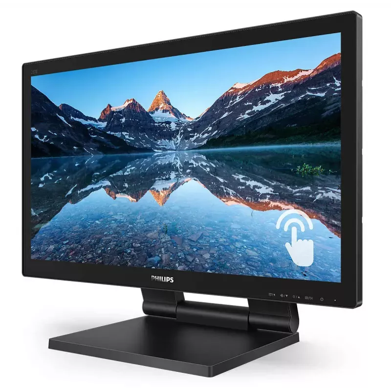 Philips B Line 222B9TA/00 Computermonitor 54,6 cm (21,5 Zoll) 1920 x 1080 Pixel Full HD LCD Touchscreen Tischplatte Schwarz