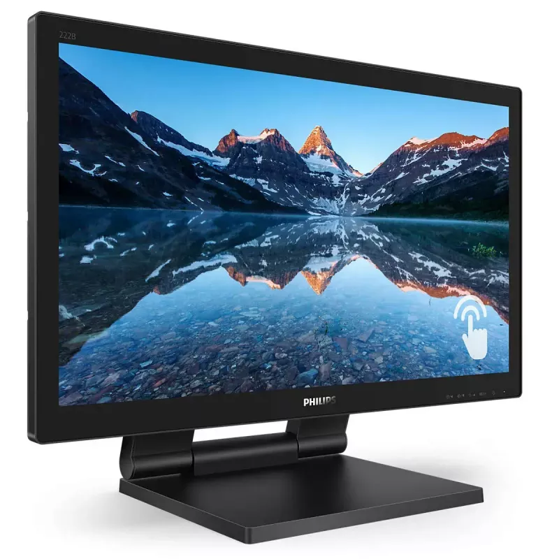 Philips B Line 222B9TA/00 Computermonitor 54,6 cm (21,5 Zoll) 1920 x 1080 Pixel Full HD LCD Touchscreen Tischplatte Schwarz