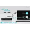 i-tec Universal KVM HUB 2x USB-C 2x USB-A 3.0 5000 Mbit/s Schwarz