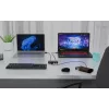 i-tec Universal KVM HUB 2x USB-C 2x USB-A 3.0 5000 Mbit/s Schwarz