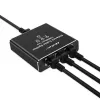 Ethernet-Splitter QOLTEC 52294 1x3 RJ45 mit USB-C-Stromversorgungseingang