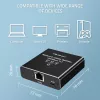 Ethernet-Splitter QOLTEC 52294 1x3 RJ45 mit USB-C-Stromversorgungseingang