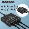 Ethernet-Splitter QOLTEC 52294 1x3 RJ45 mit USB-C-Stromversorgungseingang
