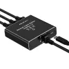 Ethernet-Splitter QOLTEC 52294 1x3 RJ45 mit USB-C-Stromversorgungseingang
