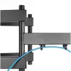 Manhattan Wandhalterung für TV & Monitore (Full Motion), Für Bildschirme von 37 Zoll bis 100 Zoll, VESA-Kompatibilität: alle zwischen 200x200 mm und 900x600 mm – überprüfen Sie die Abmessungen der vier Befestigungslöcher auf der Rückseite des Bildschirms, um sicherzustellen, dass sie passen, Max. 80 kg, Schwarz, Halterung, Lebenslange Garantie